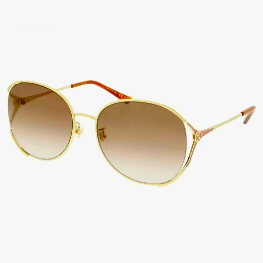Gucci Sunglasses GG0650SK-004 Gold/Brown